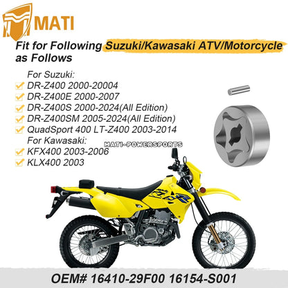 Oil Pump Rotor Set for Suzuki/Kawasaki DR-Z400 QuadSport 400 LT-Z400 KFX400 KLX400 2000-2024