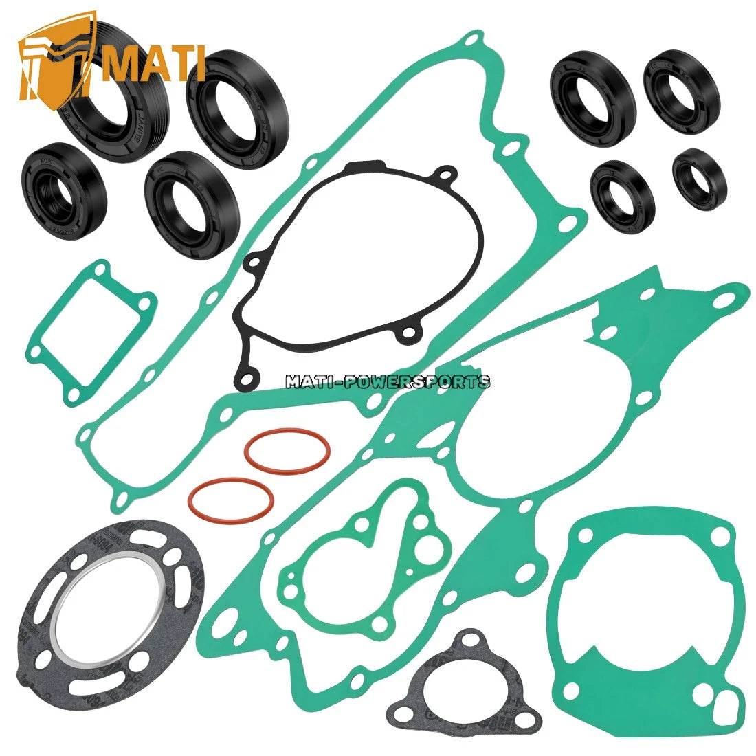Engine Top & Bottom End Gasket & Oil Seal Kit Honda CR80R 1986-1991 12191-GC4-308