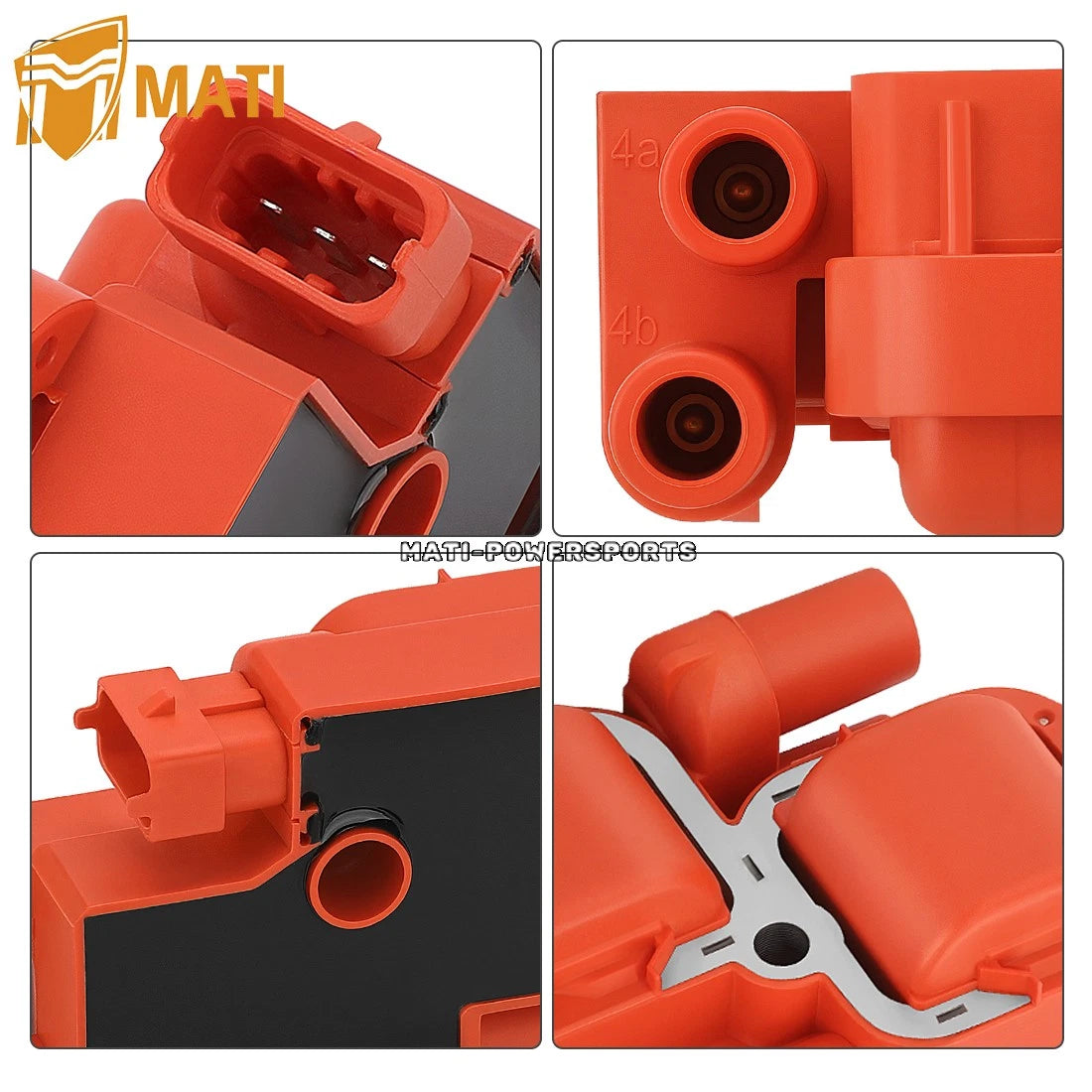 Ignition coil & Spark plug & Wire Cap For Polaris Ranger 800 2011-2017 RZR 800 4/S 2011-2014 4010425