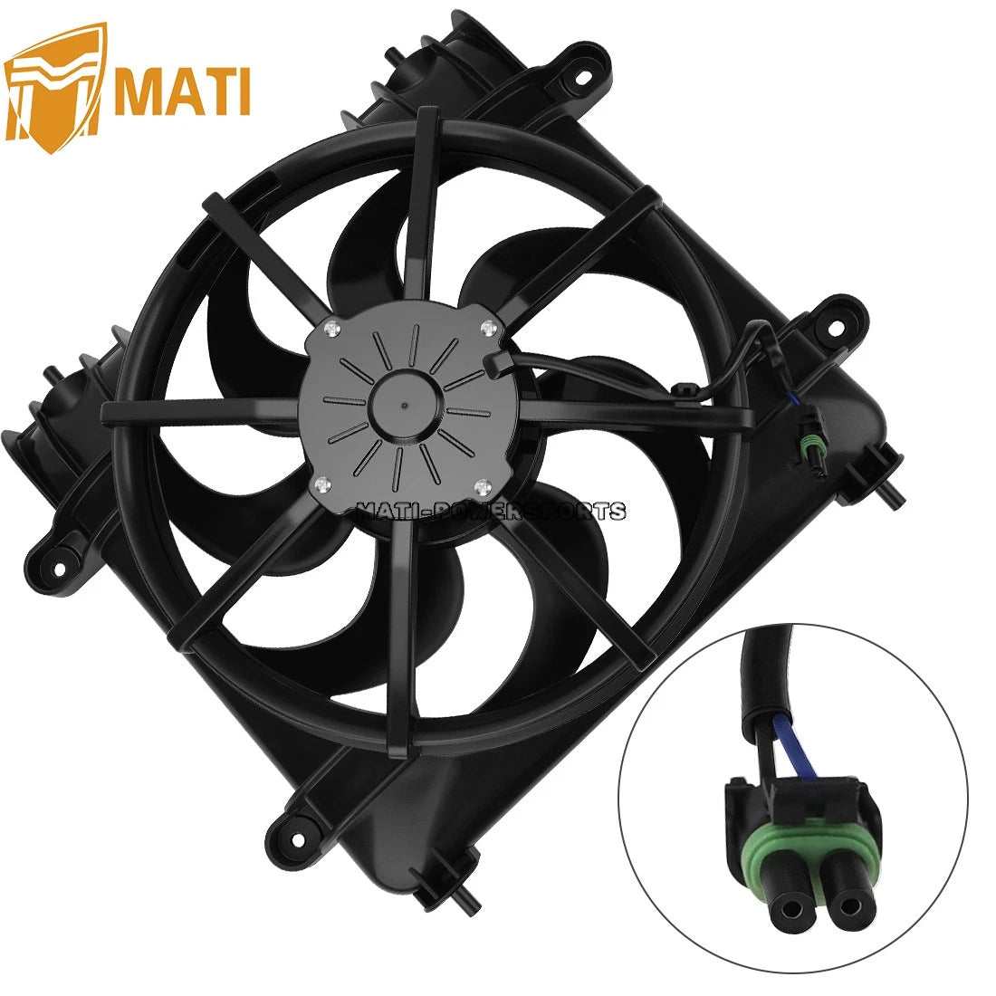 Radiator Fan Assembly for Polaris Ranger 570 1000 900 All Edition 2013-2025 2411816