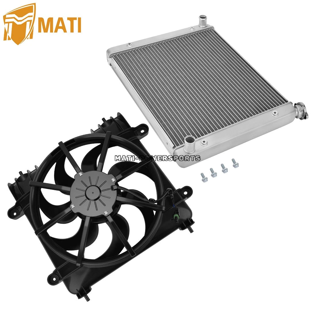 Fan-Assembly & Radiator for Polaris 570 900 1000 Crew XP 2013-2025 2411816