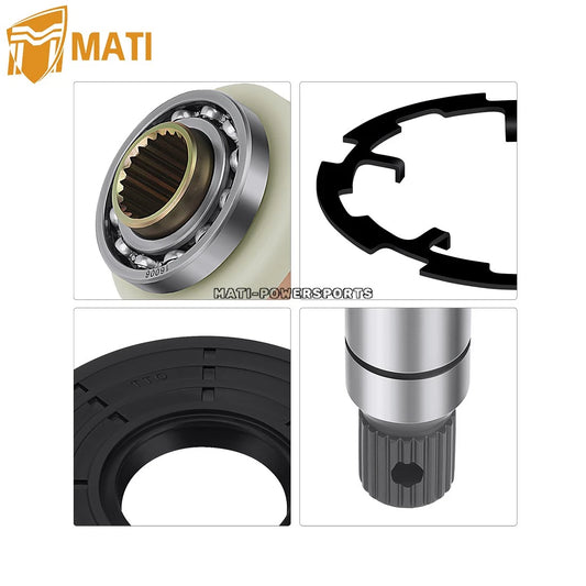 Front Differential Ring Kit & Output Hub & Roll Cage & Armature Plate For Polaris RZR Ranger Sportsman 570 800 900 1000 325 2011-2017