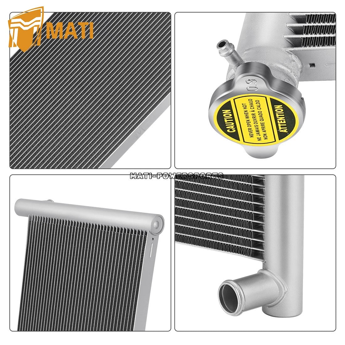 Radiator For Polaris Sportsman 550 850 1000 Scrambler 850 2009-2025 1240404