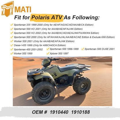 Rear Brake Disc Rotor for Polaris Sportsman 400 500 335 Worker Xplorer 500 1996-2002 1910188