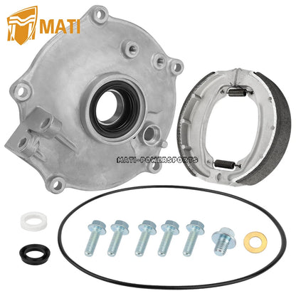 Rear Brake Backing Plate & Shoes For Honda TRX250EX 2x4 Sportrax 250 2001-2008