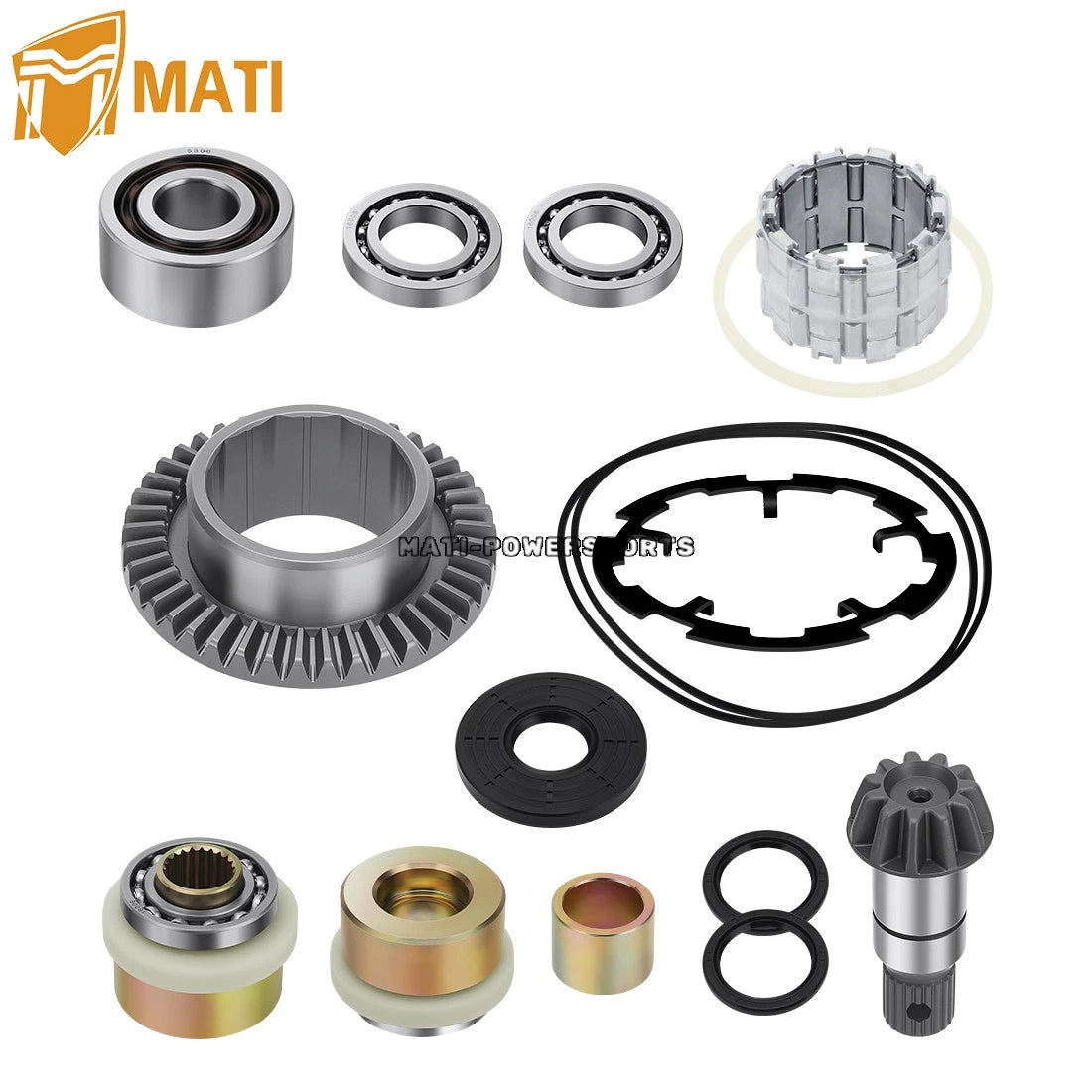 Front Differential Ring Kit & Output Hub & Roll Cage & Armature Plate For Polaris RZR Ranger Sportsman 570 800 900 1000 325 2011-2017