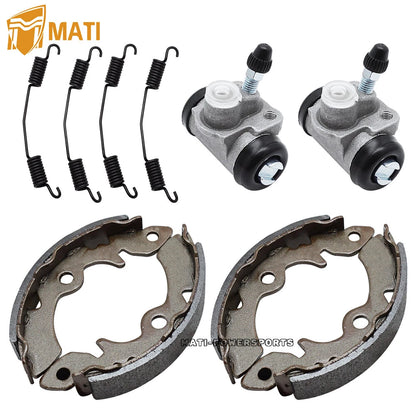 Front Brake Wheel Cylinders & Shoes Spring For Suzuki LT230 LT250 LTF230 LT300E