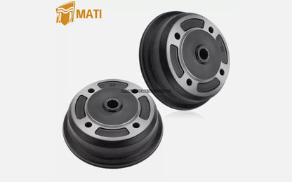 2PCS Rear Left & Right Wheel Brake Drum Hub For Kawasaki Mule 4010 4000 3020 3010 3000 2510 KAF620 KAF950 2001-Up 41038-0035 41038-7502